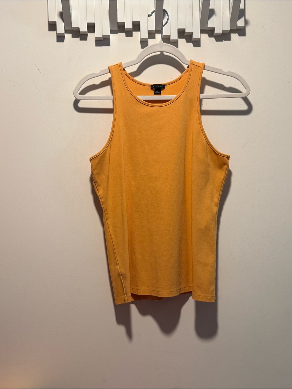 Ann Taylor Sleeveless Tank Top - Mustard Yellow